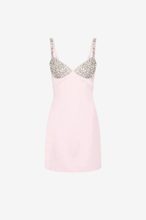 LUXE SCULPTED MINI DRESS - Toccin