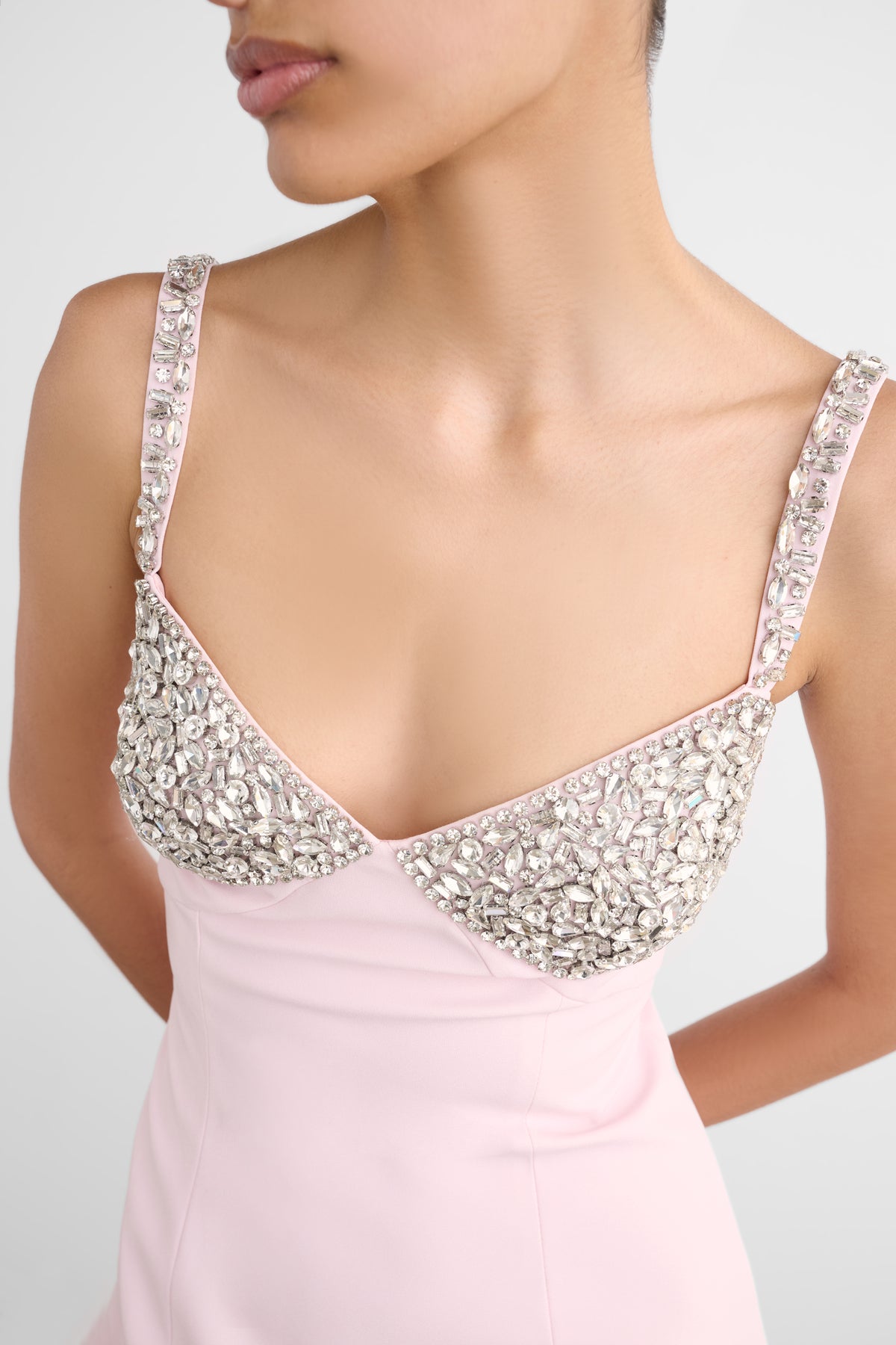 LUXE SCULPTED MINI DRESS - Toccin