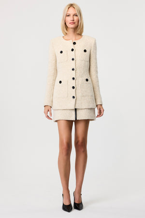 Lea Boyfriend Tweed Jacket - Toccin