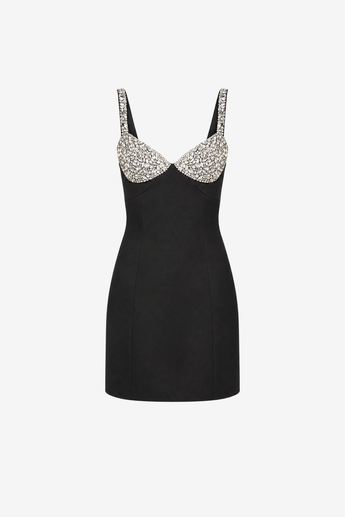 LUXE SCULPTED MINI DRESS - Toccin