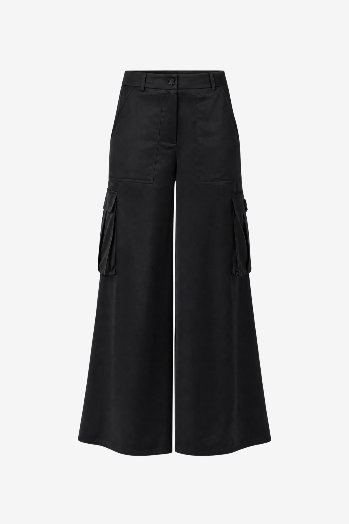 MAIA SILKY SATIN CARGO PANT - Toccin