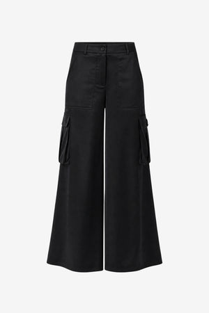 MAIA SILKY SATIN CARGO PANT - Toccin