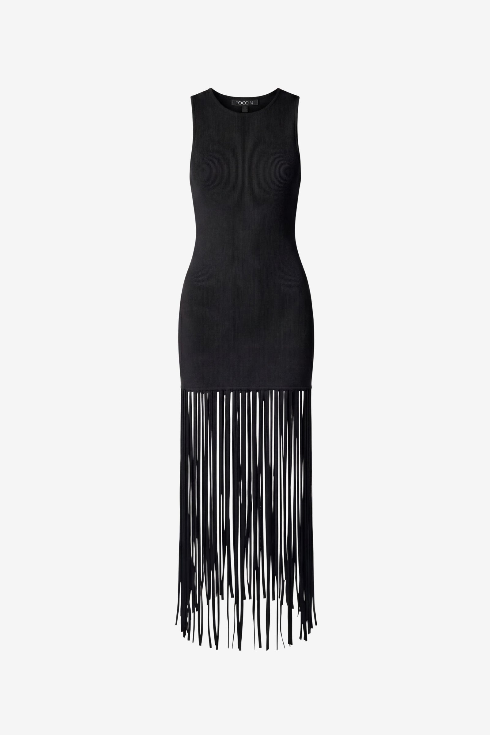 MARGAUX MINI DRESS WITH FRINGE - Toccin