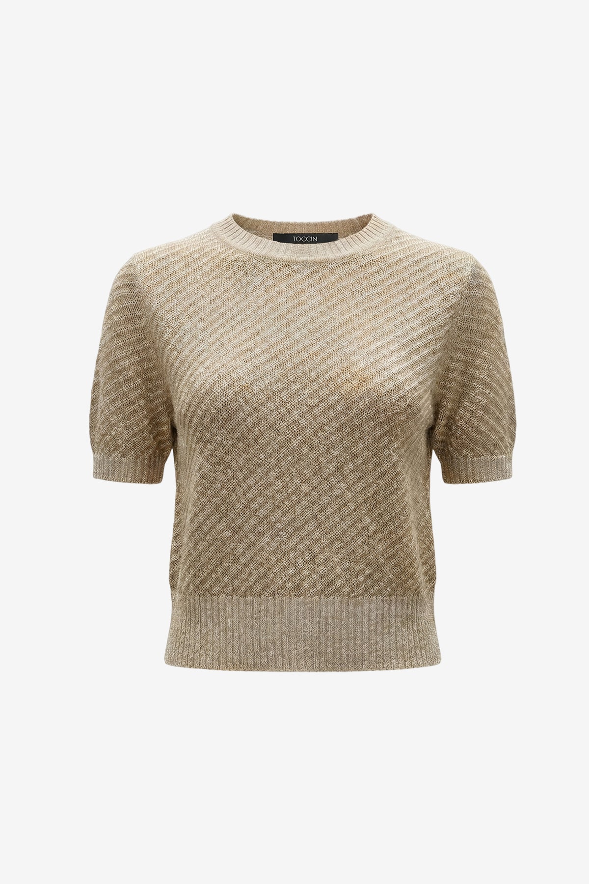 MERRYN SHORT SLEEVE SWEATER - Toccin