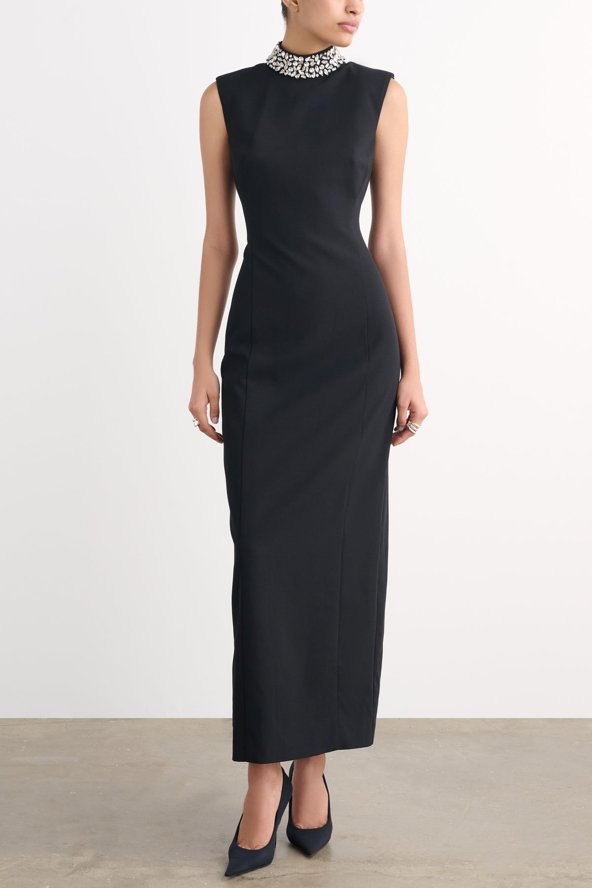 MILAN MOCK NECK GOWN - Toccin