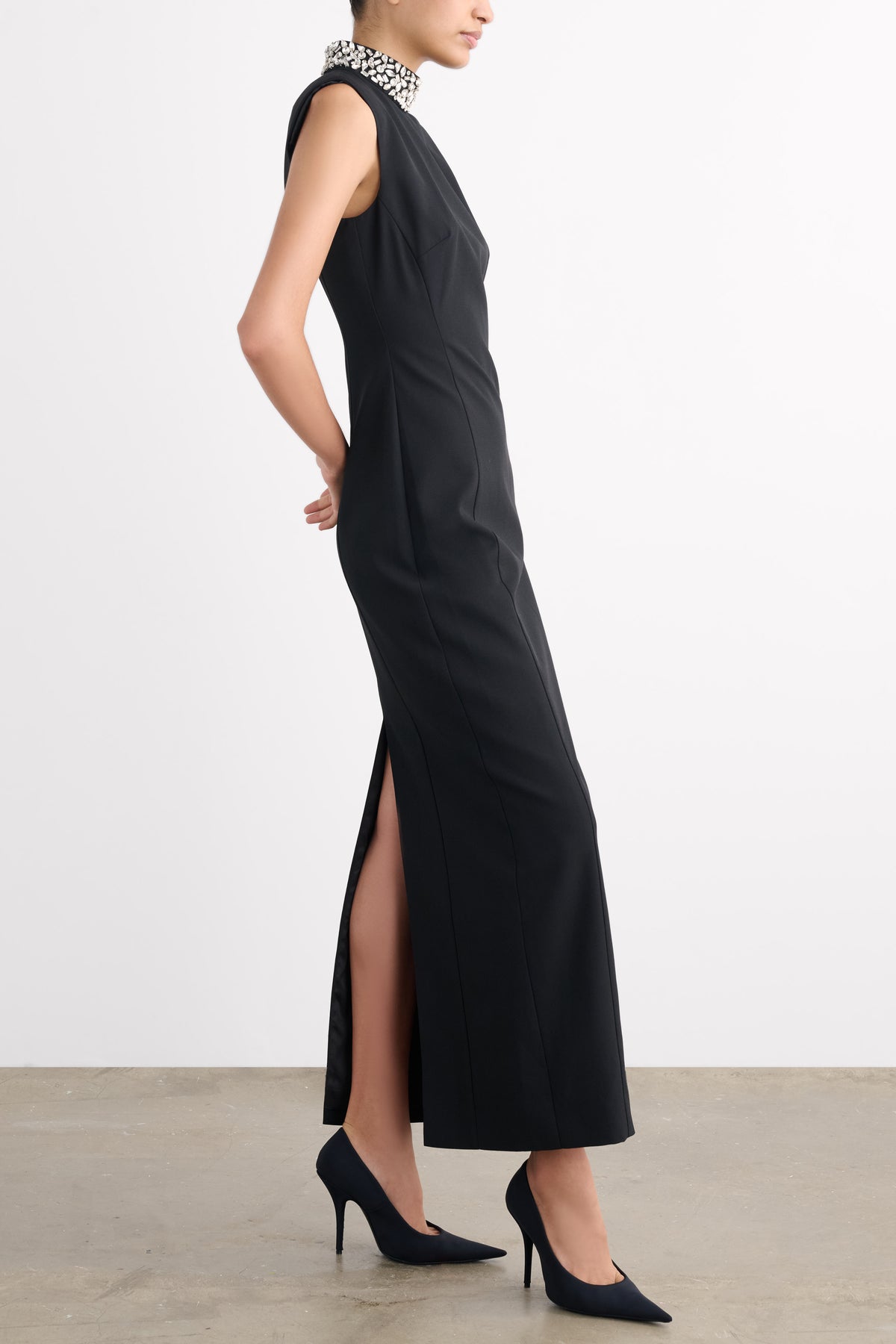 MILAN MOCK NECK GOWN - Toccin