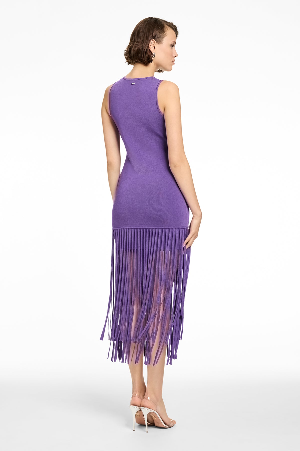 MARGAUX MINI DRESS WITH FRINGE - Toccin