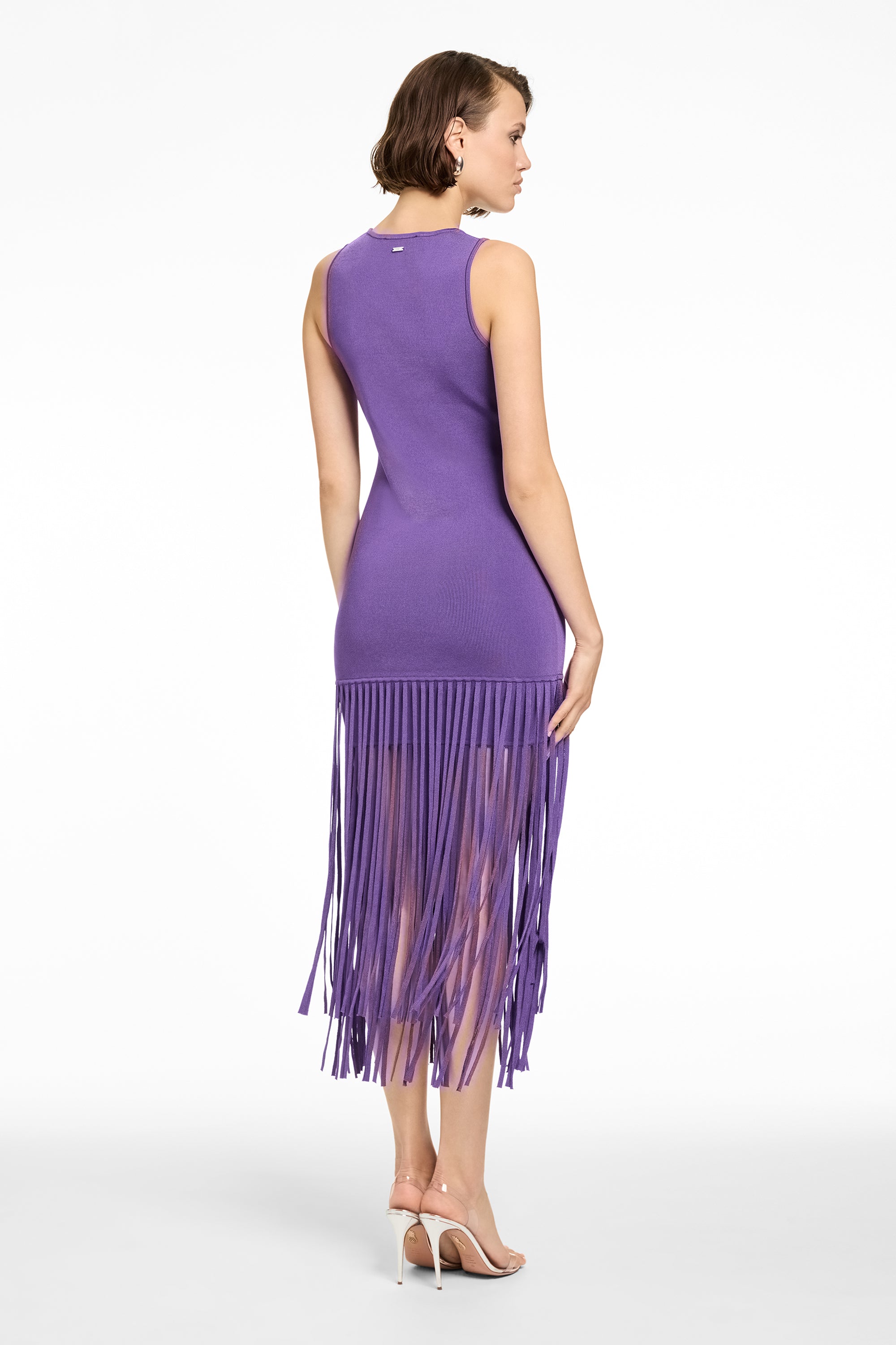 MARGAUX MINI DRESS WITH FRINGE - Toccin