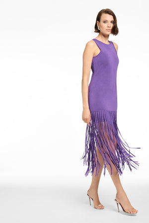MARGAUX MINI DRESS WITH FRINGE - Toccin