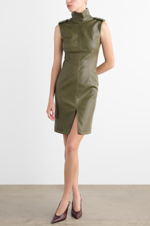 NEA FUNNEL NECK DRESS