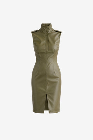 NEA FUNNEL NECK DRESS