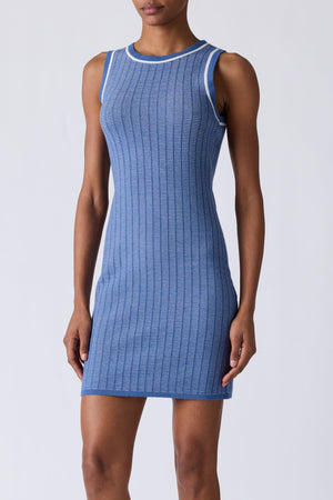 PATTY CREW NECK MINI DRESS