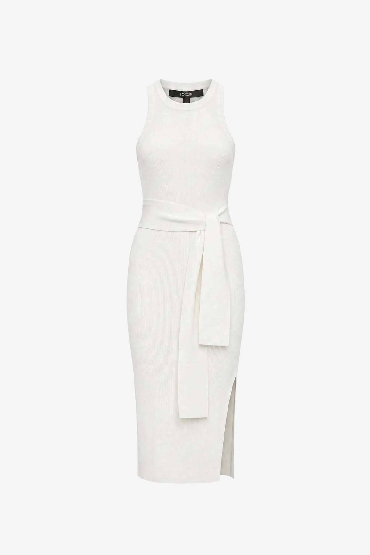 PIPER RACERBACK TIE-FRONT DRESS - Toccin