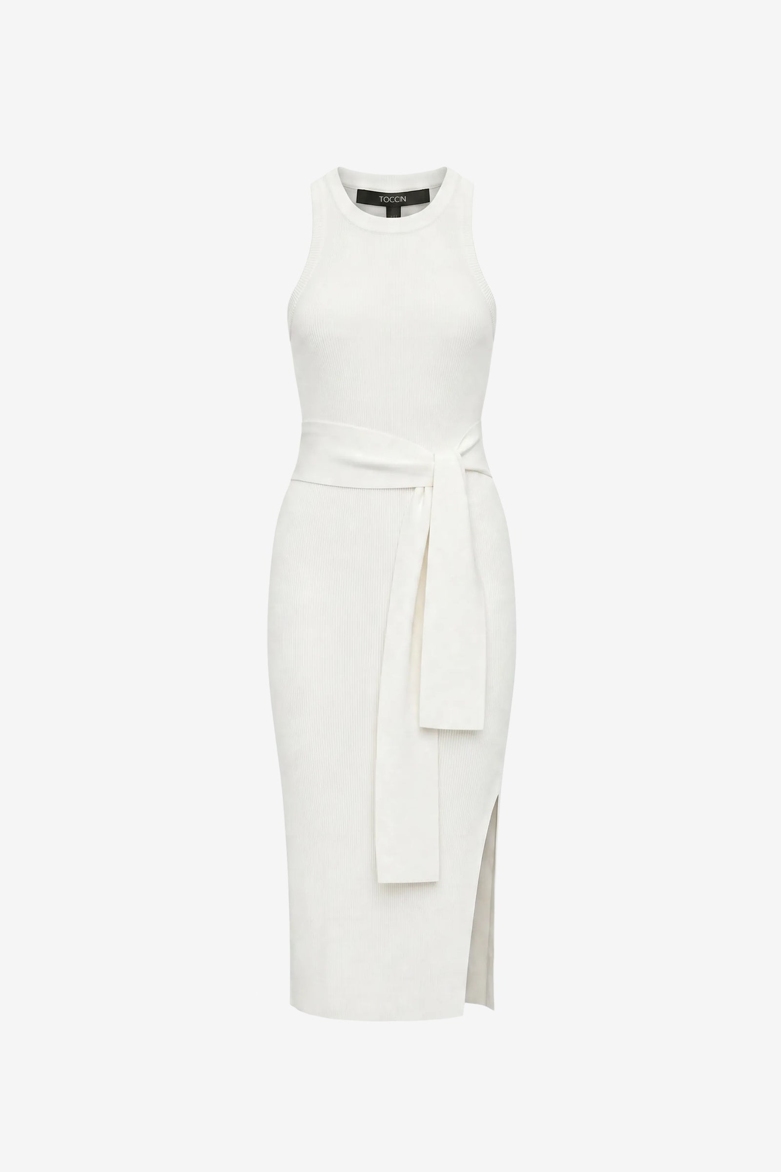 PIPER RACERBACK TIE-FRONT DRESS - Toccin