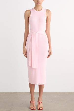 PIPER RACERBACK TIE-FRONT DRESS - Toccin