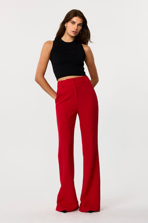 Gaia Strech Woven Flared Pant - Toccin