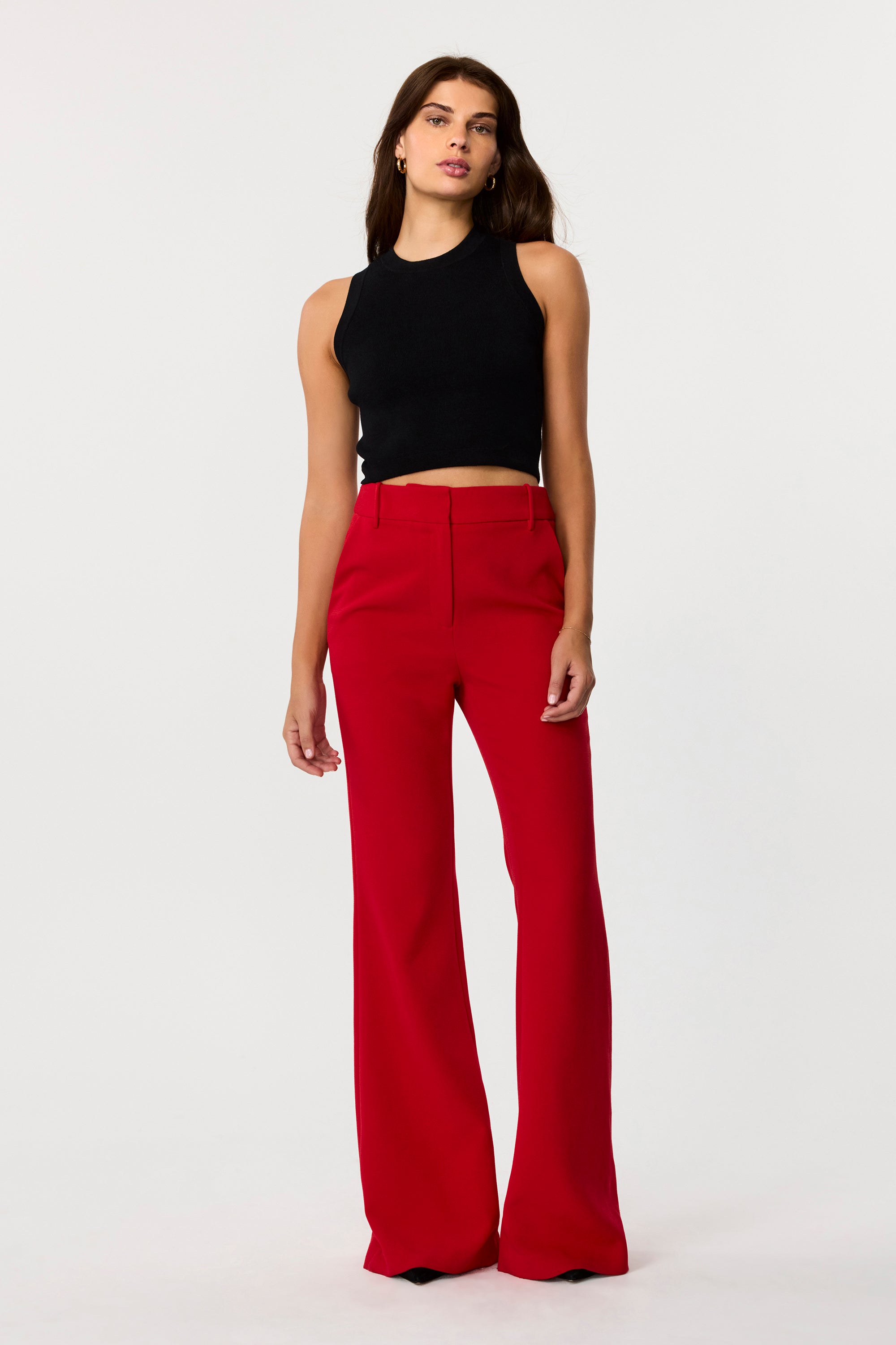 Gaia Strech Woven Flared Pant