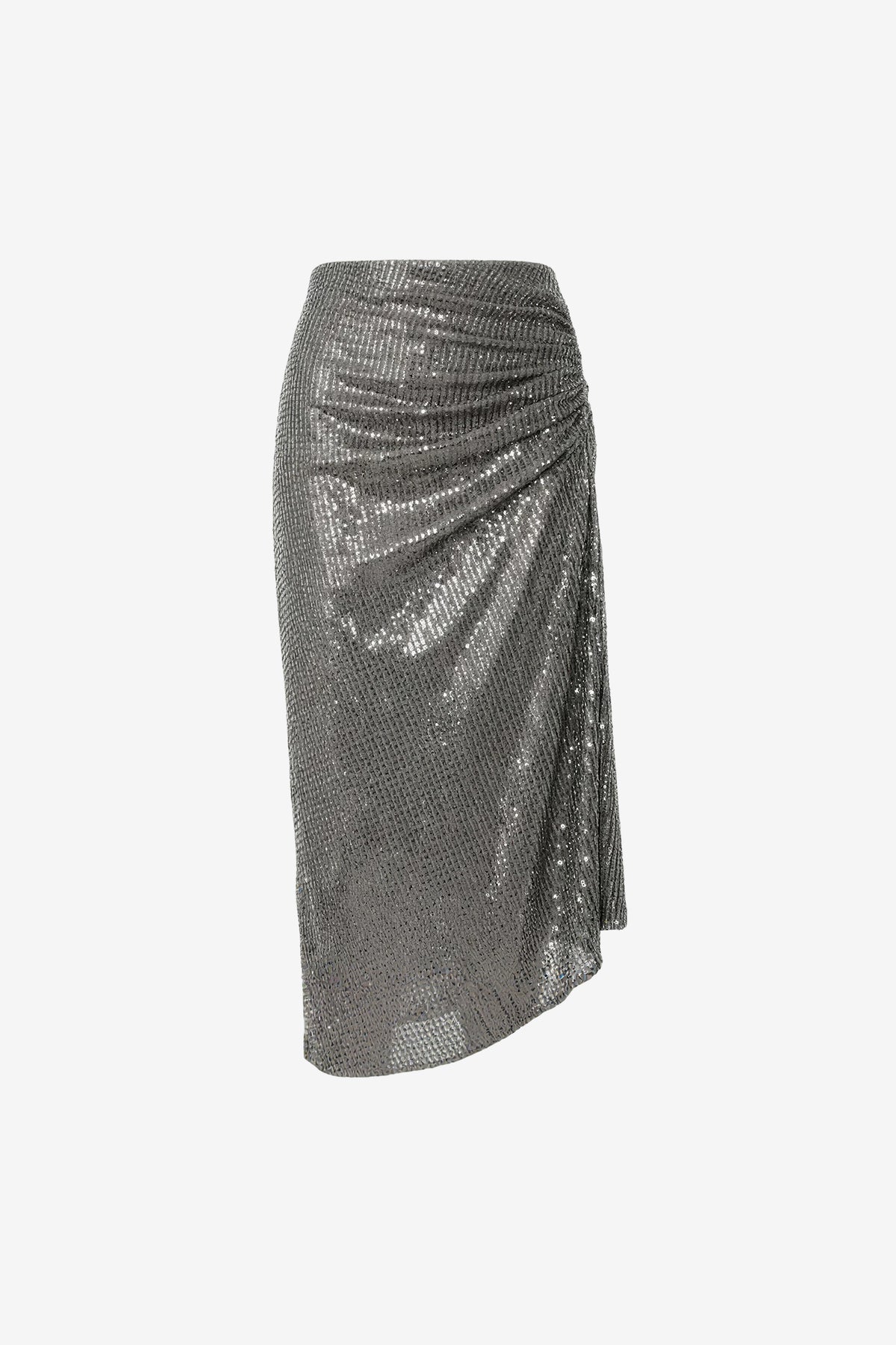 RAELYNN DRAPED KNEE LENGTH SKIRT