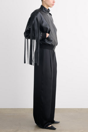 ROUX FRINGE MOTO JACKET - Toccin