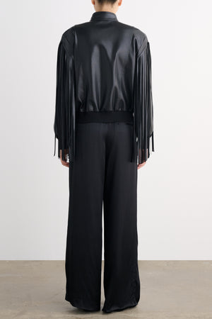 ROUX FRINGE MOTO JACKET - Toccin