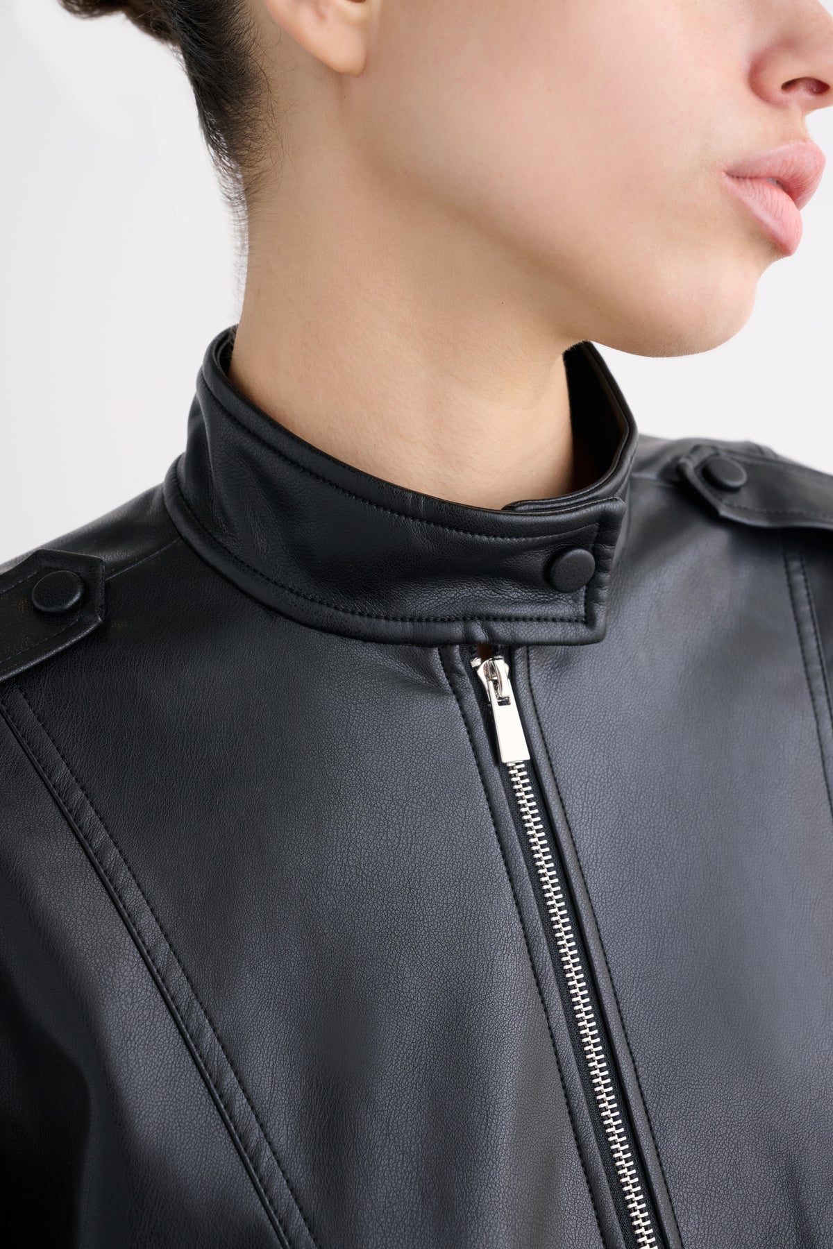 ROUX FRINGE MOTO JACKET - Toccin