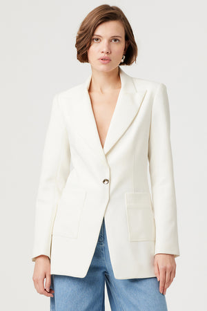 Rory Single-Button Blazer