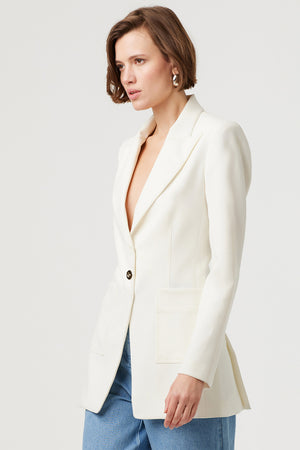 Rory Single-Button Blazer