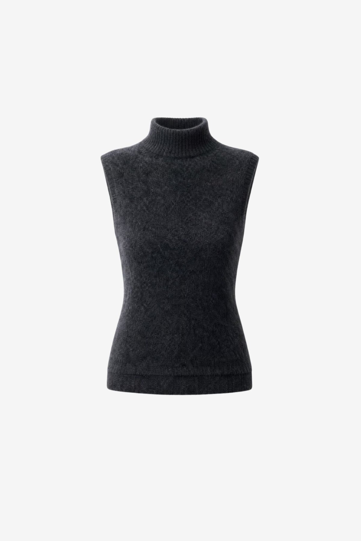 SABINA MOCK NECK SLEEVELESS TOP