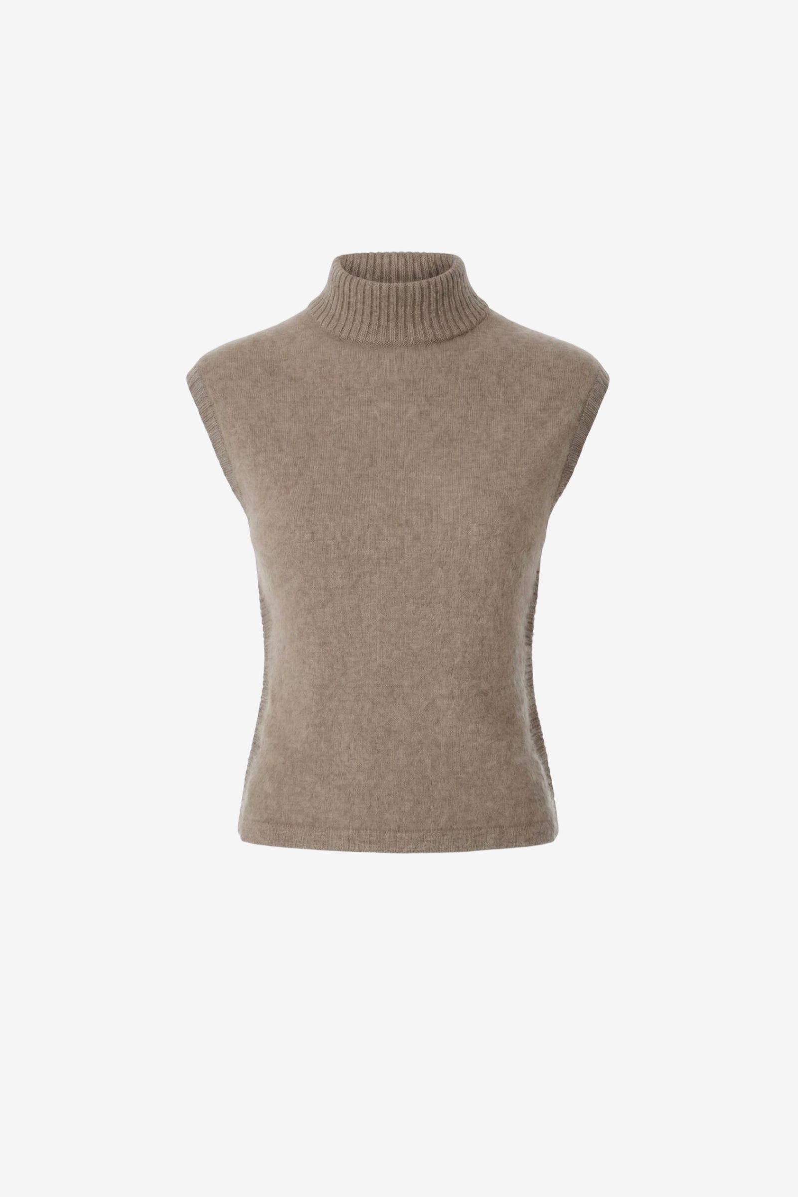 SABINA MOCK NECK SLEEVELESS TOP