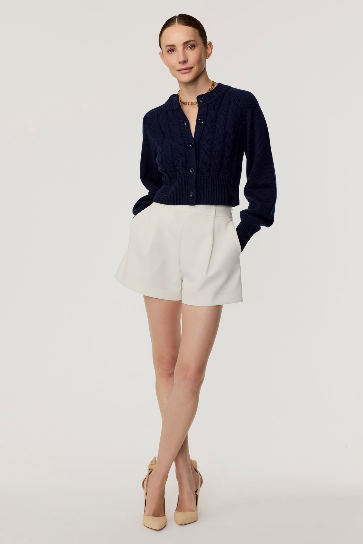 Savannah High-Waist Shorts - Toccin