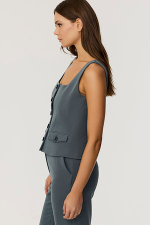 Georgia Tailored Vest Top