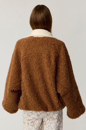 Serafina Oversized Shearling Popover