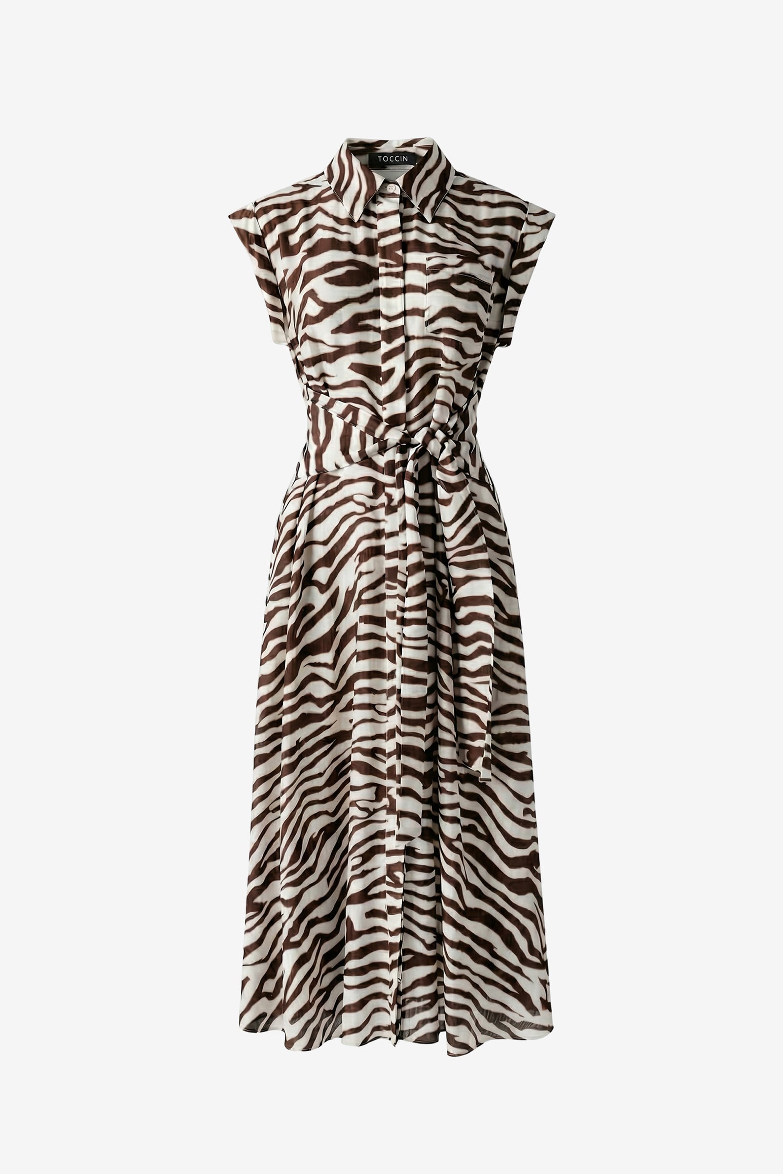 SERENA ROLLED SLEEVE SHIRT DRESS