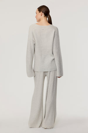 Erin Cashmere Wide Leg Pants - Toccin