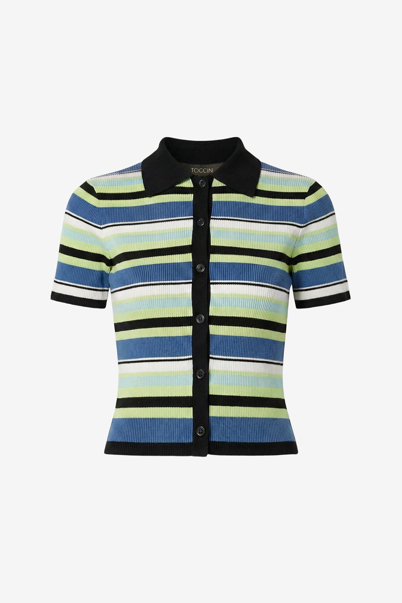 SHAE BUTTON FRONT POLO - Toccin