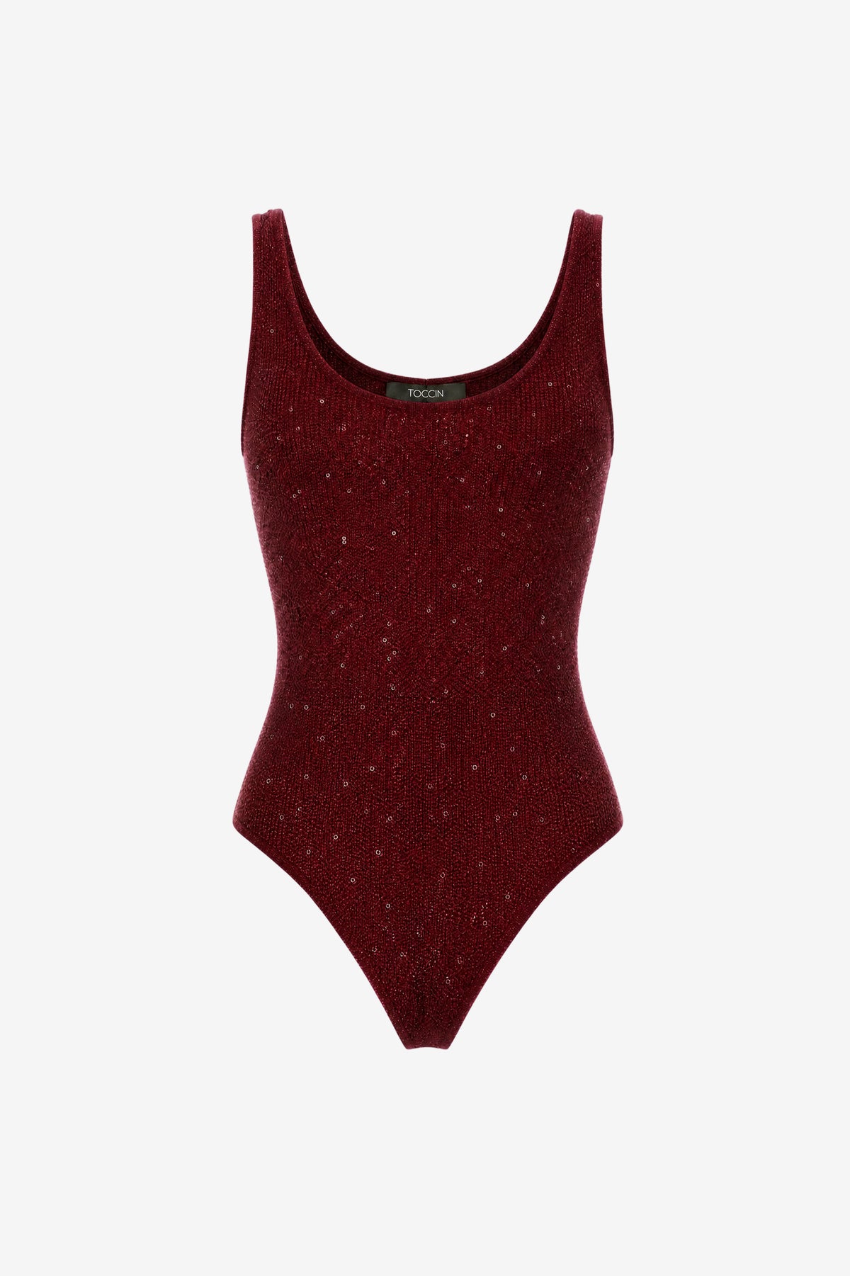 SHEILA SCOOP NECK THONG BODYSUIT