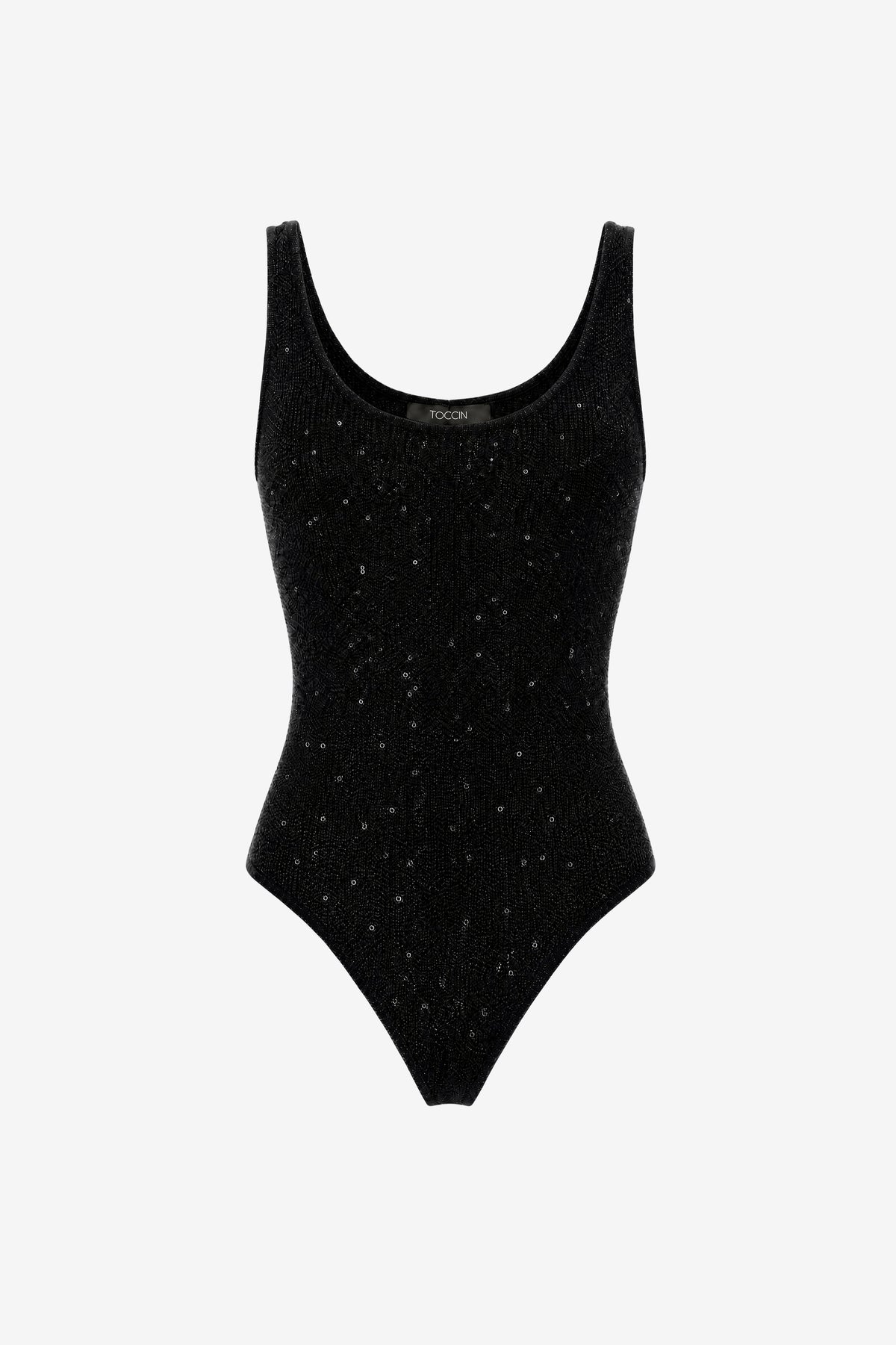 SHEILA SCOOP NECK THONG BODYSUIT