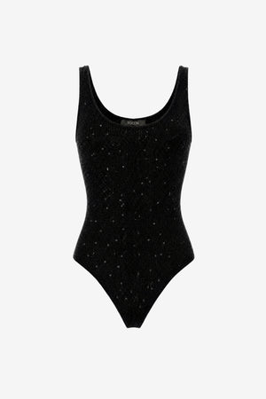 SHEILA SCOOP NECK THONG BODYSUIT