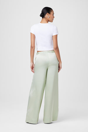 Auggie Silk Wide Leg Pants