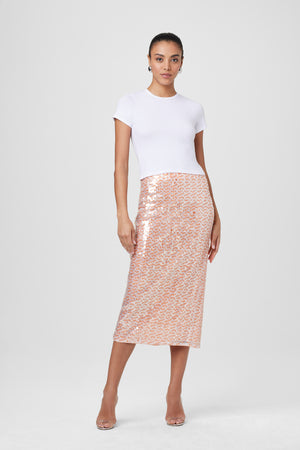 Leilani Sequin Pencil Skirt - Toccin