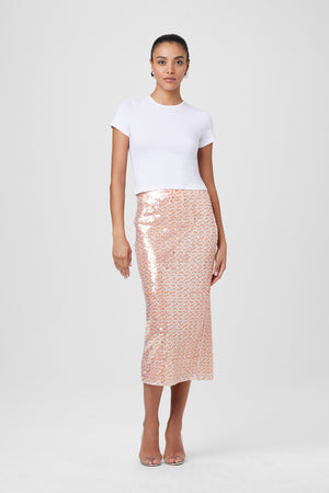 Leilani Sequin Pencil Skirt