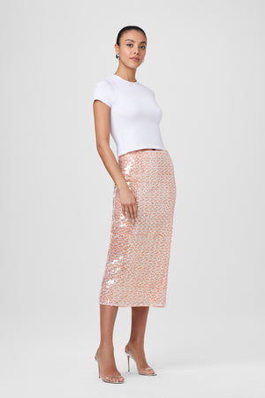 Leilani Sequin Pencil Skirt