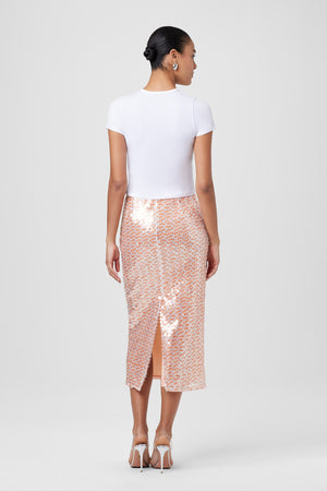 Leilani Sequin Pencil Skirt - Toccin