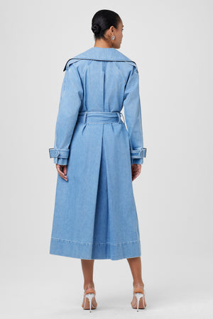 Chloe Denim Trench Jacket