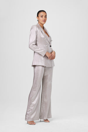 Mia Double Breasted Rose Blazer - Toccin