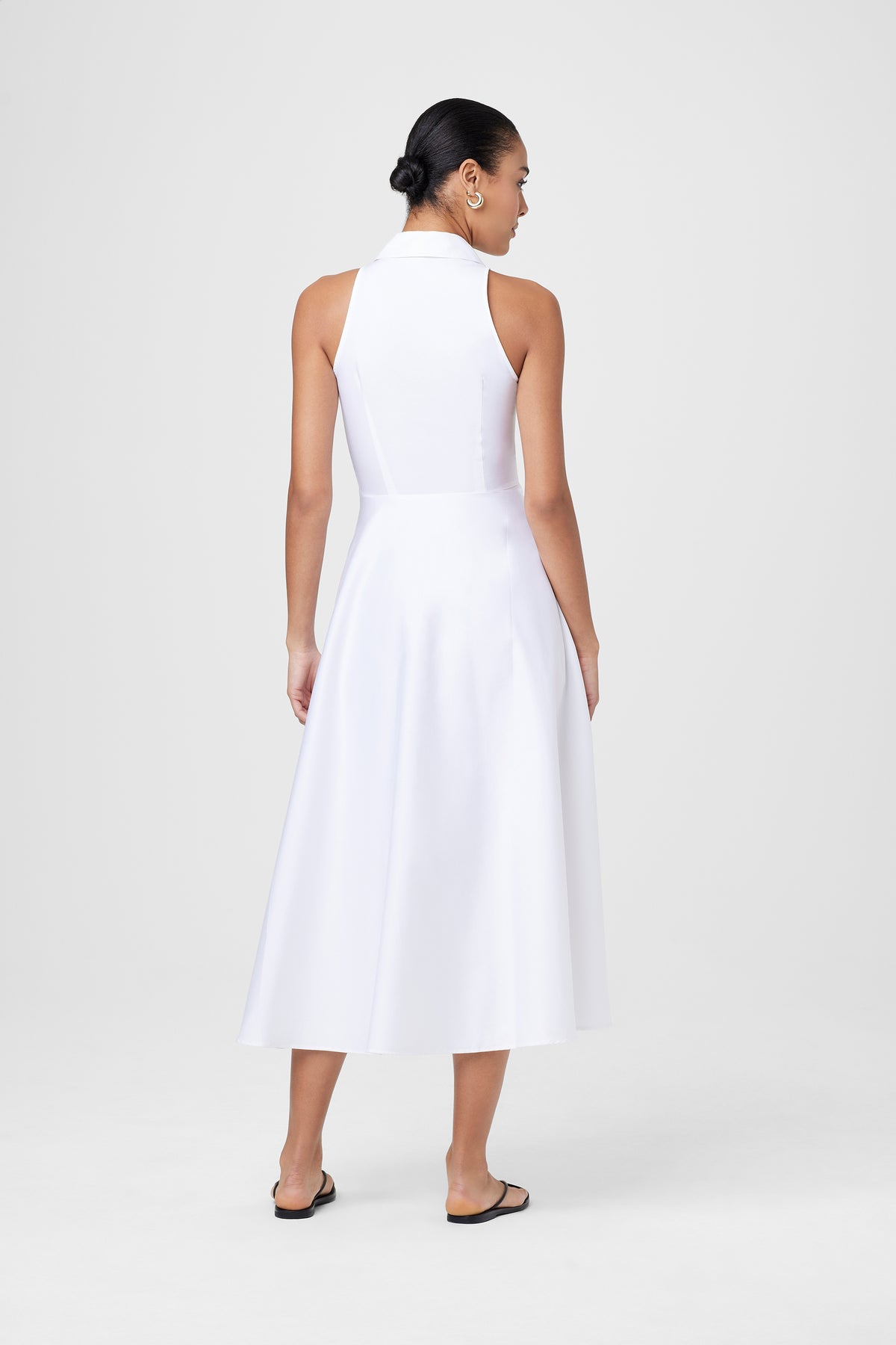 Chelsea Tie Front Shirt Dress - Toccin