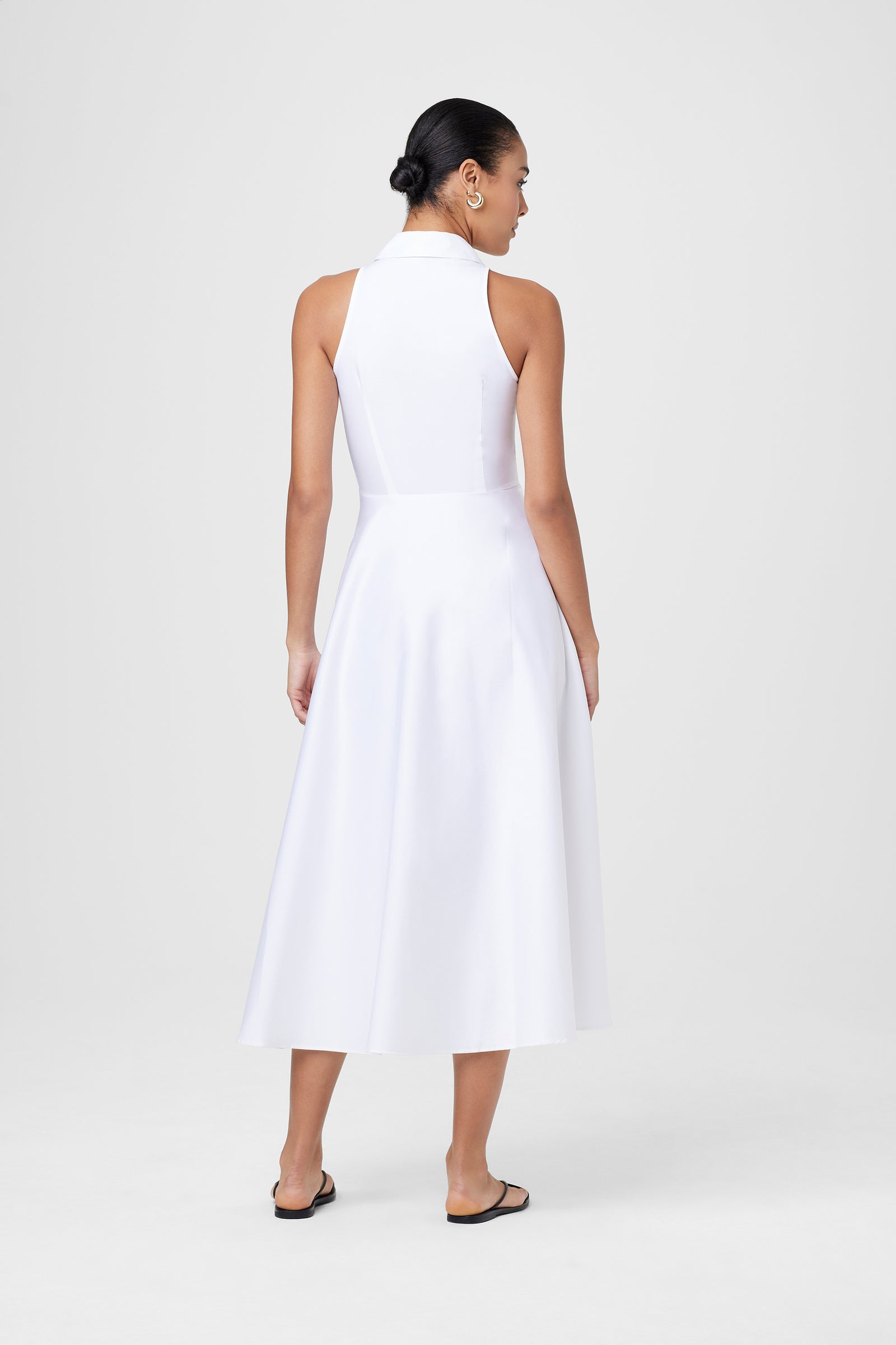 Chelsea Tie Front Shirt Dress - Toccin