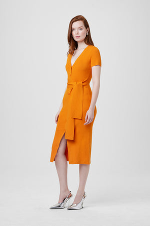 Agnes Tie Front  Dress - Toccin