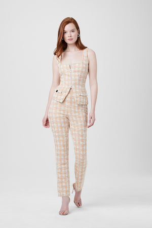 Claire Tweed Slim Pants