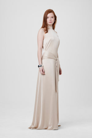 Jocelyn Satin Maxi Dress - Toccin